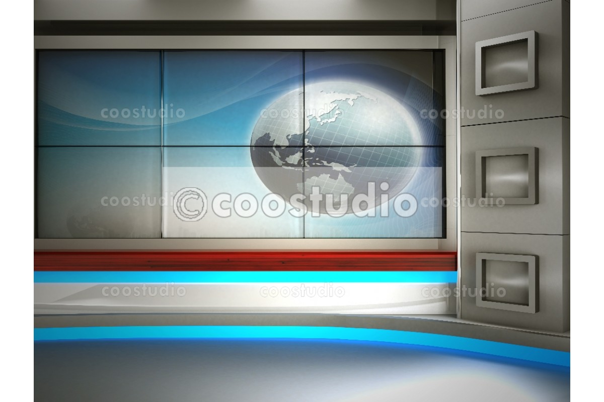  big screen show virtual set background